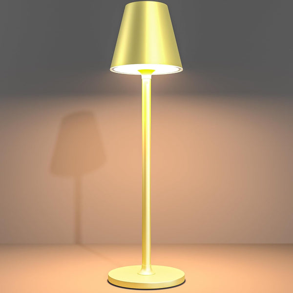 Timjorman 1-Pack Cordless Table Lamps - 5000mAh Rechargeable Battery Operated Desk Lamp, 3-Level
