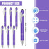 Lmisraely 24 2 1 1.0 mm Pcs Blue Ink Ballpoint Pen with Stylus Tip in Ballpoint Pen Blue Ink Metal Stylus Pen for Touch