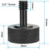 1/4"-20 Packet 2 3060 CAMVATE Thread Thumb Screw Cup Head for DSLR Camera Cage Kit Accessories (A of Pieces)