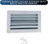 2-Way Commercial (10"x6" 2-Way Upgrade Your Airflow With Curved Blade Ceiling Diffuser & Multi-Shutter Damper