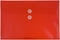 JAM PAPER Plastic Envelopes with Button & String Tie Closure - Legal Booklet - 12/Pack, Red.