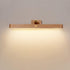 WDLT Wooden LED Battery Wall Light with Touch Switch Magnetic Cabinet Lamp 360Rotatable