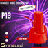 Red Winged Electrical Wire Bulk, 500 Pack Large Twist-on P13 Type Screw Terminals, 18-8 AWG 600V Connectors