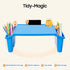 YUASDUU 4PCS 19.69" 9.84" 7.1" Kids Lap Desk Tray, Kids Trays for Eating Plastic Breakfast Laptop Trays Portable