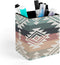 DOHTDGT Boho Cowgirl PU Leather Pen Holder for Desk, Pencil Cup Makeup Brush