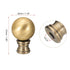 30mm 1/4-27 Inch PATIKIL Lamp Shade Finial, Lamp Finials Caps Knob with Removable Base Threaded Alloy Solid Lamp Finial
