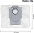Replacement Dust Bag for Roborock S8/S8+/S8 Pro Ultra Robot Vacuum Cleaner, Large Capacity Disposable Bag for for Roborock S8 Accessories, 6 Pack