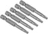 uxcell 5 Pcs T20 Magnetic Torx Screwdriver Bits, 1/4 Inch Hex Shank, 2-inch Length