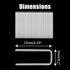 40 Bonsicoky Pcs Window Blind Louvers Staples - Plantation Shutter Repair Kit - Shutter Repair Pins for Window Repairs