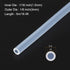 5m(16ft) 1.5mm(1/16") ID x 3mm(1/8") OD Silicone Tubing Clear Industrial Plastic Tubing Pure Silicone Hoses for Pump Siphoning Draining Irrigation Brewing