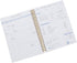 Paper Junkie Budget Tracker Notebook - 8.5 x 6 in Hardcover, Undated Format, Gold Foil Dots for Financial Planner