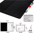 Portable Small White Board, 12" x 9" Magnetic Dry Erase Board with Stand, Desk Whiteboard for Kids Drawing, Comes with 1 Marker with Eraser for Clear, (Black)