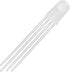 Chanzon 100 pcs 5mm RGB Multicolor Diffused LED Diode Lights, Frosted Round Tricolor, 4 Pin