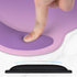 ITNRSIIET 8.7 7.2 Inch Ergonomic Mouse Pad with Comfort Gel Wrist Rest, Non-Slip PU Base, Smooth Textured Surface