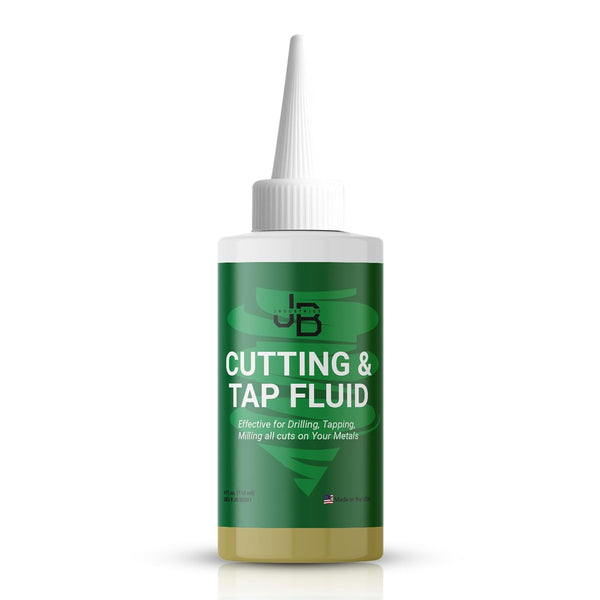 JB Industries Cutting & Tapping Fluid, 4 oz High-Performance Cutting Oil Lubricant for Drilling,