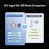 6PCS 001 H2D/X1/P1P/A1 3D 5V Remote Control RGB LED Lamp Kit with Power Off Color Storage for Bambu Lab Includes Button