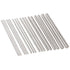 Glarks 18Pcs Stainless Steel Solid Round Rod Lathe Bar Stock - Assorted for DIY Craft Tool, Diameter 2.5-8mm Length