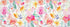 Pink Floral Desk Mat, XXL Mouse Pad, Christmas Gifts, Desk Accessories for Women, Office Decor, 11.8 x 31.5 Inches