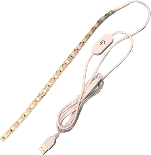Generic Led Strip Light, 59.1 in Dimmable Touch Switch Light Bar, Flexible USB