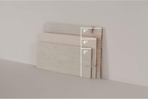 Timberchic DIY Reclaimed Wooden Wall Planks - Coastal White Sample Pack for Peel & Stick Accent Wall