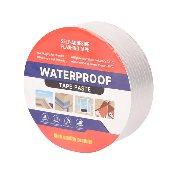 2" W X 32.8'L Waterproof Tape for Leaks - Aluminum Butyl Tape with Adhesive for RV Repair and Window Caulking