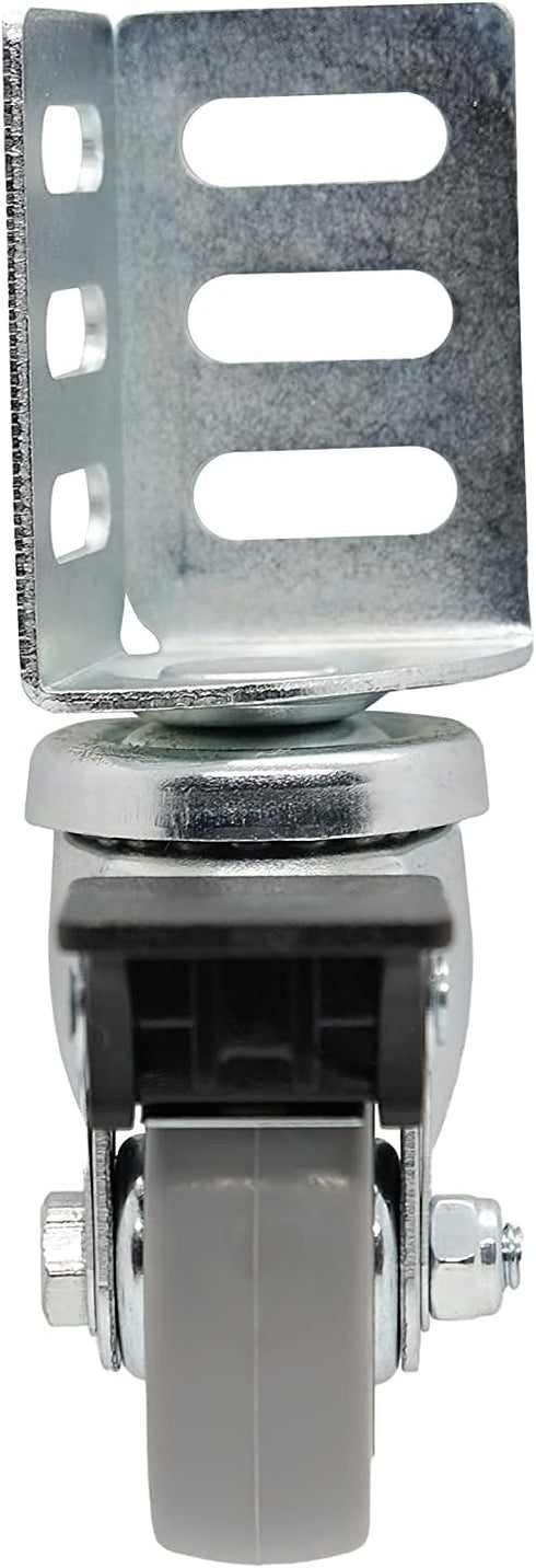 Shepherd Hardware 8126E Swivel Corner Caster, Gray