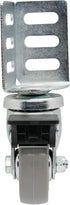 Shepherd Hardware 8126E Swivel Corner Caster, Gray
