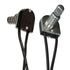 Zing Ear Rotary Switch ZE-106M - 125VAC/6A, 250VAC/3A, 125VL/6A, Two Wire Replacement for Canopy Lights, Brass Knob