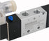 Baomain Pneumatic Solenoid Air Valve 4V230C-08 DC 24V 5 Way 3 Position Internally Piloted