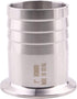 DERNORD 2" Tri Clamp to 2" Hose Barbed Adapter, SUS304 Sanitary Hose Barb Pipe Fitting