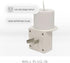 Luminara Flameless Candle Nightlight w/Dusk to Dawn Light Dark Auto Sensor, White Wall Plug Indoor Night LED Light