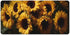 HFDSIFBUJ Sunflower Bouquet Yellow Flowers Desk Mat 12"24",Large Non-Slip Rubber Unsealed Edges Mouse