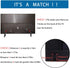 JGPIN TV Stand Legs Replacement Base, Black Tabletop TV Feet with Screws for Compatible Flat Screen TVs