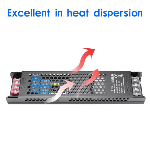 12V 25A 300W 110V 12V Universal Regulated Switching Power Supply, AC to DC Converter, LED Driver, Industrial