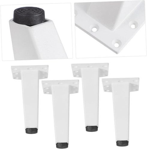 4pcs Uonlytech Cabinet Feet for Bathroom Furniture Support Height Sturdy Legs for Sofa Cabinet and Tv Stands Easy