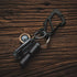 KeyUnity KS00BK Carabiner Clip Multitool - Stainless Steel 7 Tools in 1 | Quick Release Clasp | Wrench | Screwdrivers |