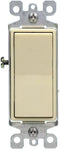 Leviton 5604-2I 15 Amp, 120/277 Volt, Decora Rocker 4-Way AC Quiet Switch, Residential Grade, Grounding, Ivory by Leviton