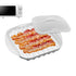 Generic Set, Bacon Cooker Plate - Non Stick Food Safe Tray, Kitchen Cooking Equipment Grease Draining Rack Tool