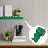Chalkboard Border 16Ft Bulletin Board Borders, Green Scalloped Rolled Border Trim for Classroom Décor