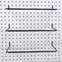 5 Pack Extendable Pegboard Paper Towel Holder, Pegboard Hook for Workshop, Garage, Kitchen, Laundry Room