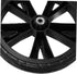 2Pcs Heavy Duty Shopping Cart Wheels Replacement Kit Roller Wheels for Grocery Carts High Load Capacity Easy to Install