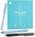 ParKoo Gel Pens Set, 12 Pcs, 0.5mm Fine Point, 6 Black/6 Blue Ink, Quick Dry, Click Silent Pens for Notetaking