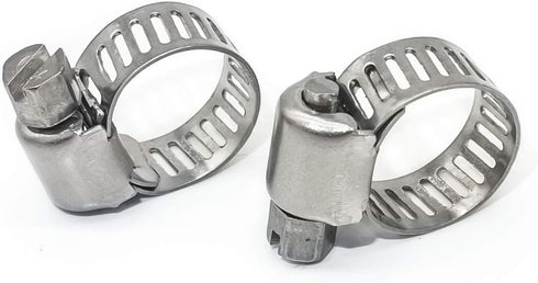 Adjustable Stainless Steel Worm Gear Hose Clamps, 6-12mm