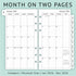 newestor 2026 Weekly & Monthly Planner Refill - Jan 2026 - Dec 2026, Personal Compact Size 3 (3-3/4" x 6-3/4")