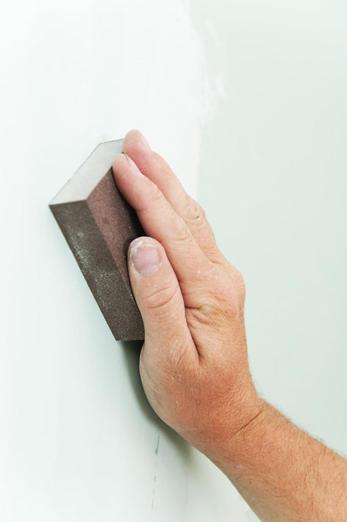 3M 12-Pack, 3-3/4 2-5/8 3M (CP002-12P) Sanding Sponge Block, Medium Grits, in x in, Designed For Sanding Wood, Paint