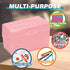 H4D 3x5, 3x5 3 Packs Index Card Holder Index Card Box Organizer Case, Flash Note Card Holder, (Pastel Colors)
