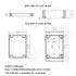 Junction Box IP65 Waterproof Dustproof ABS Plastic Electric Project Enclosure with Fixed Ear, Black, 4.5x3.5x2.2 inch