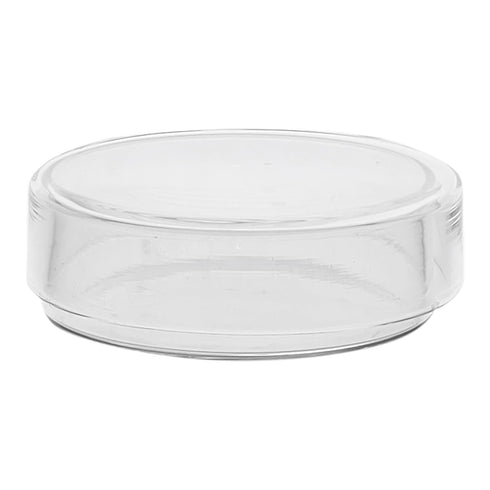 EISCO Petri Dish, 2" (50mm) Beaded Edges, Easy to Sterilize Borosilicate Glass for Repeated Use
