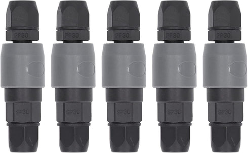5 Set Self Locking Pneumatic Quick Connector, C Type Air Compressor Hose Coupler Plug Socket