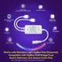 32.8ft Dimmable 3.0 GIDERWEL Smart ZigBee RGB LED Strip Lights Kit with ZigBee Controller Work with ZigBee Hub Bridge